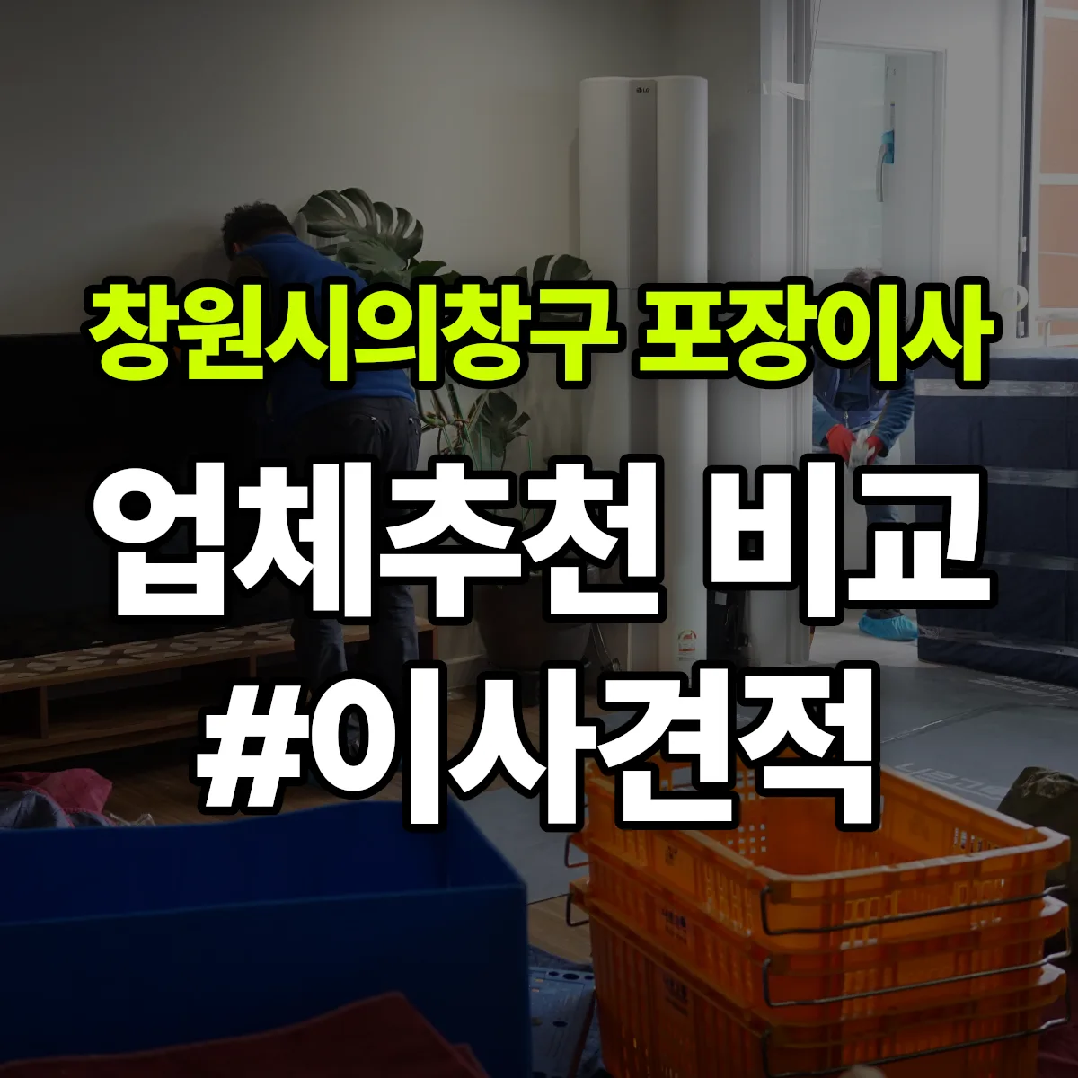 창원시의창구 포장이사업체 추천 비교