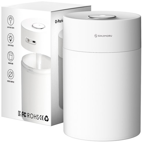 신지모루 오퓨리엠 테이블 미스트 USB 무드등 미니 가습기 600ml 이미지